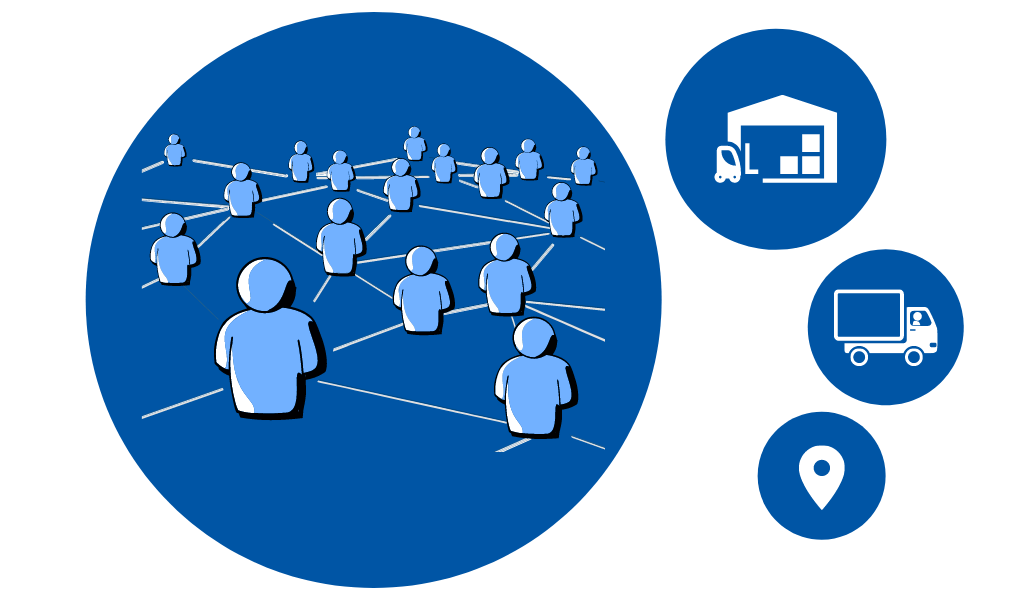 Dropoff's network of drivers, warehouses, and vehicles National couriers offers a network of drivers, warehouses, and vehicles to service same-day delivery nationwide
