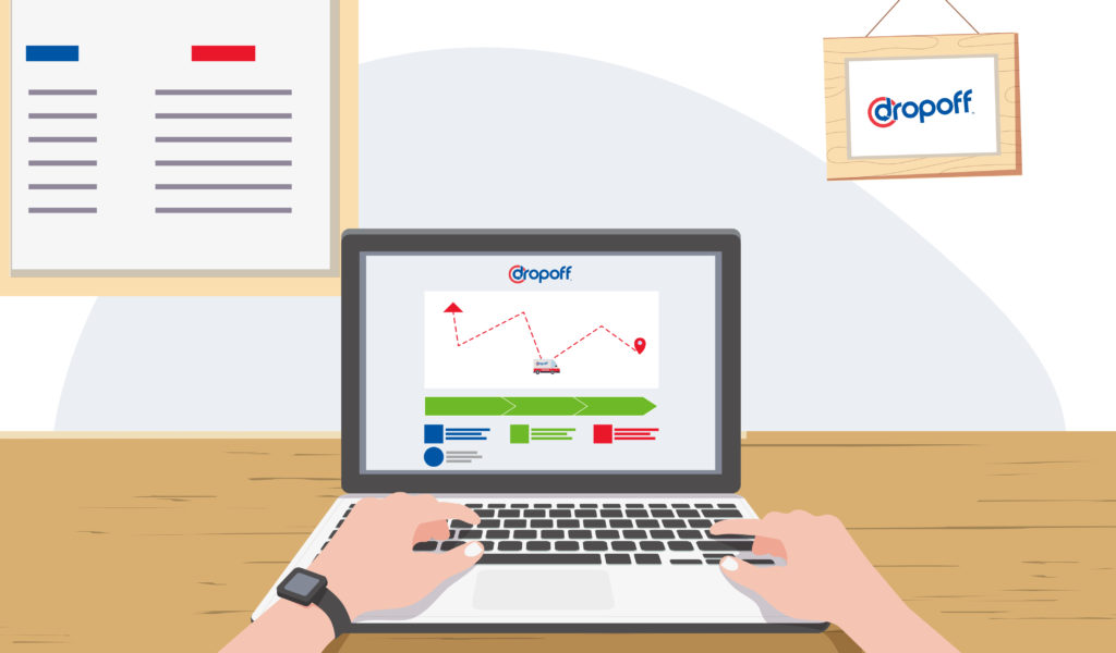 How the Dropoff last mile tracking system works