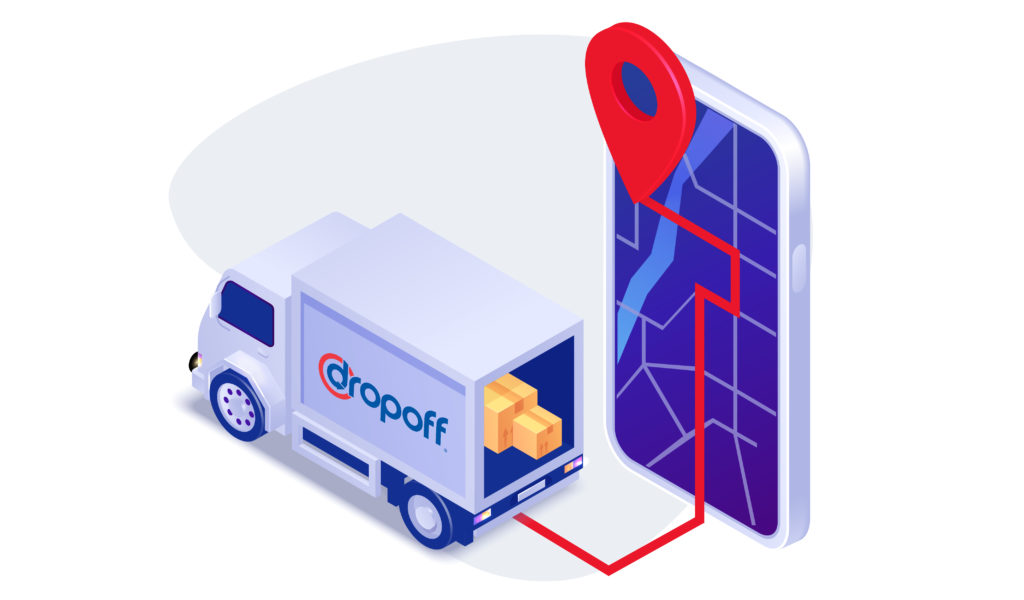 Live delivery tracking - Dropoff same-day delivery