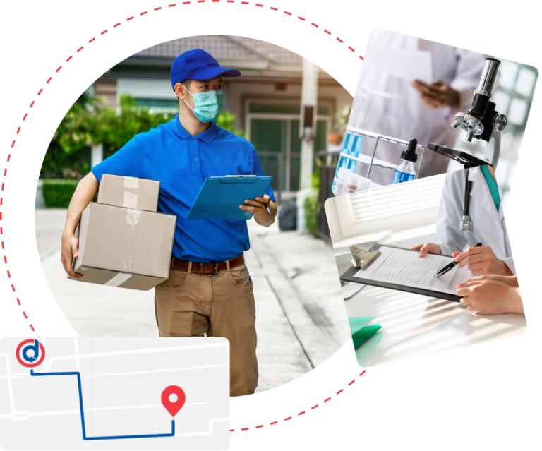 Blood Courier Services Dropoff