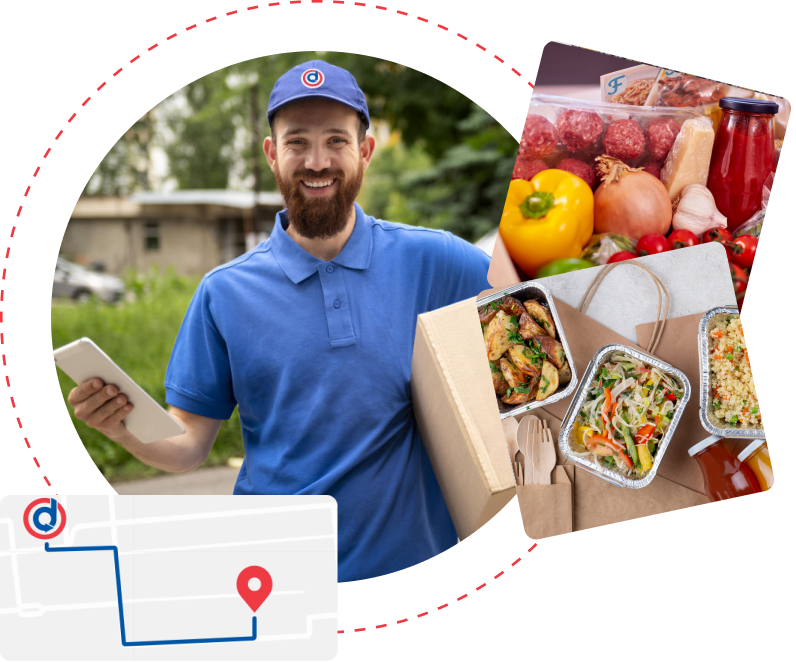 Same-day Delivery and Courier Services for Meal Preps - Dropoff