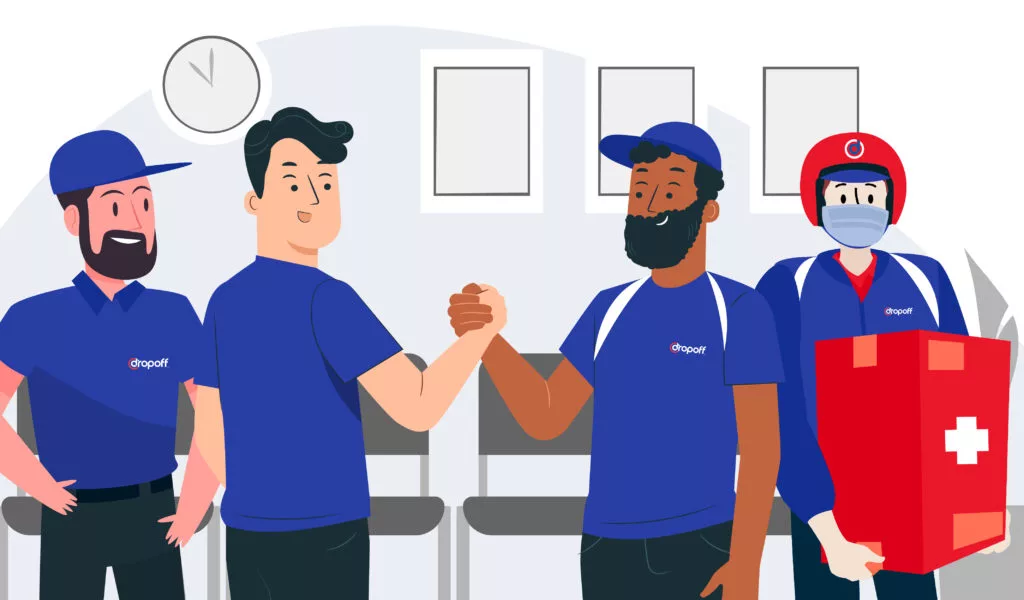 A group of couriers.