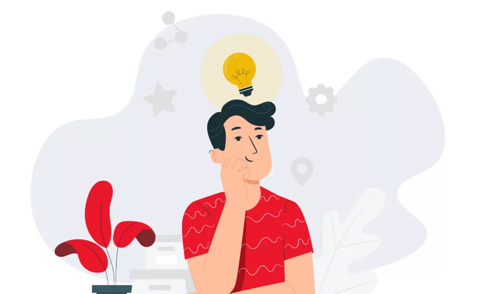 A business owner thinking
