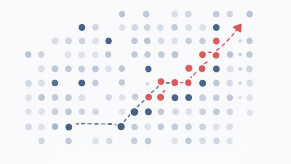AI pattern recognition illustration highlighting how machine learning improves supply chain demand forecasting accuracy.